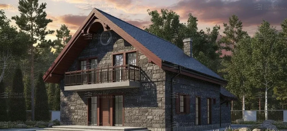 Проект Двухэтажный дом 14 на 10, 146 м2