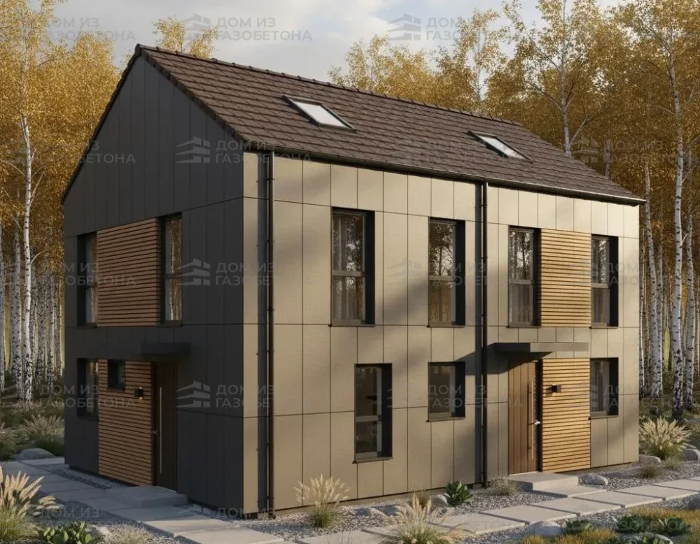 Проект Трёхэтажный дом 9 на 10, 107 м2