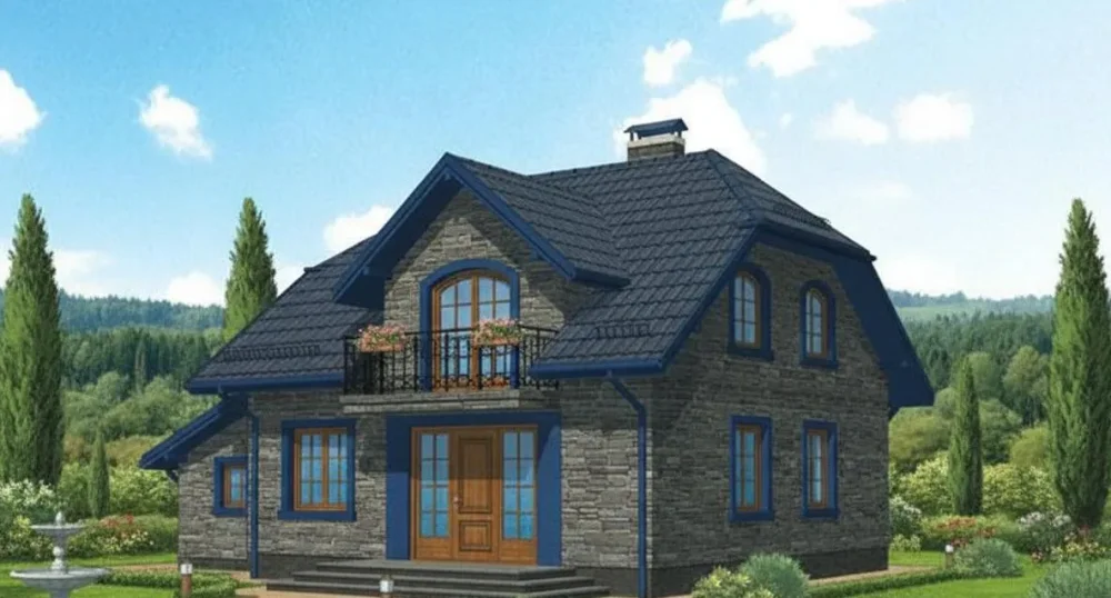 Проект Двухэтажный дом 11 на 10, 140 м2