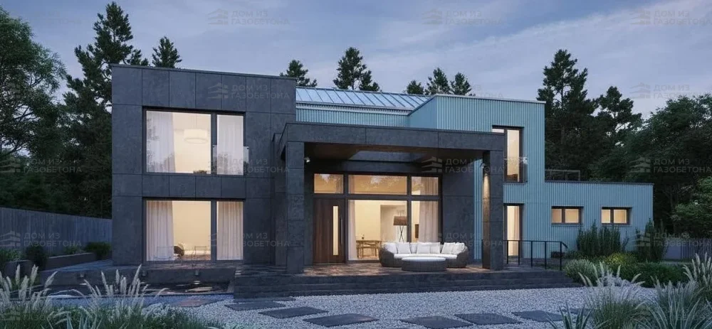 Проект Двухэтажный дом 23 на 18, 361 м2